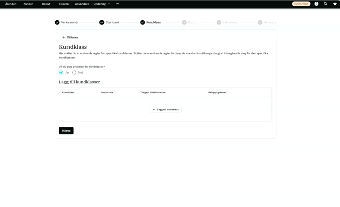 Aktivera Amili AutoCollect steg 6